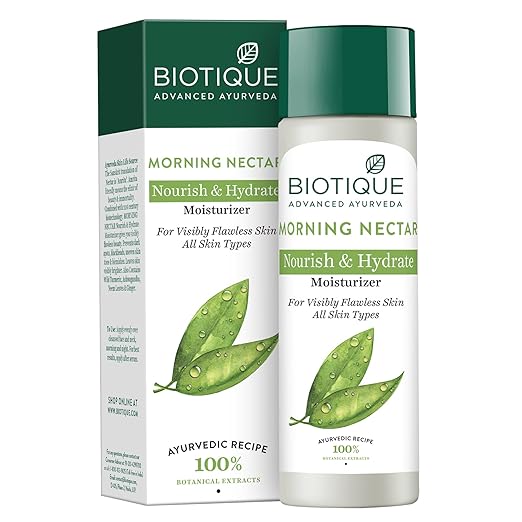 Biotique Morning Nectar Flawless Skin Moisturizer Lotion L Prevents Dark Spots