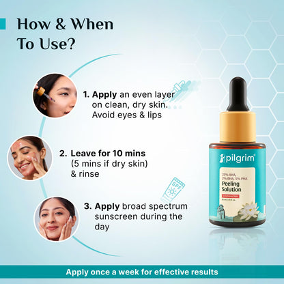 Pilgrim 25% AHA + 2% BHA + 5% PHA Peeling Solution