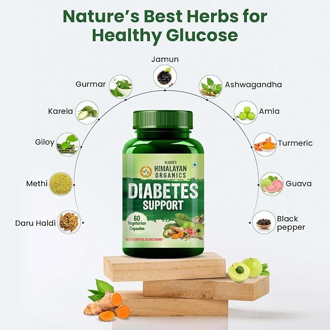 Himalayan Organics Diabetes Support Capsules