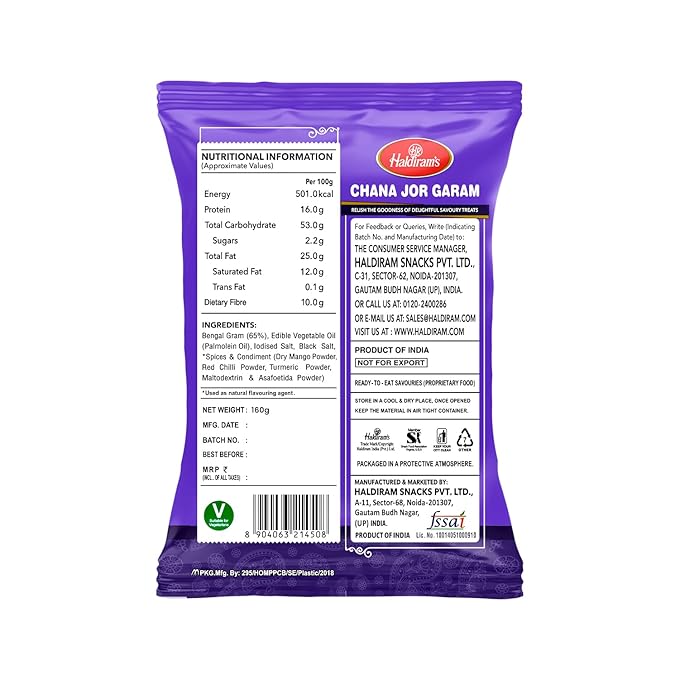 Haldiram's Chana Jor Garam 150g