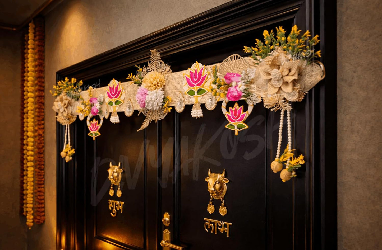 Divyakosh Artificial Flower Toran for Main Door Entrance