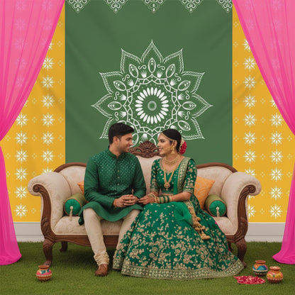 Party Propz Traditional Backdrop Decoration Cloth