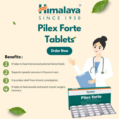 benefits of Himalaya Pilex Forte Tablets