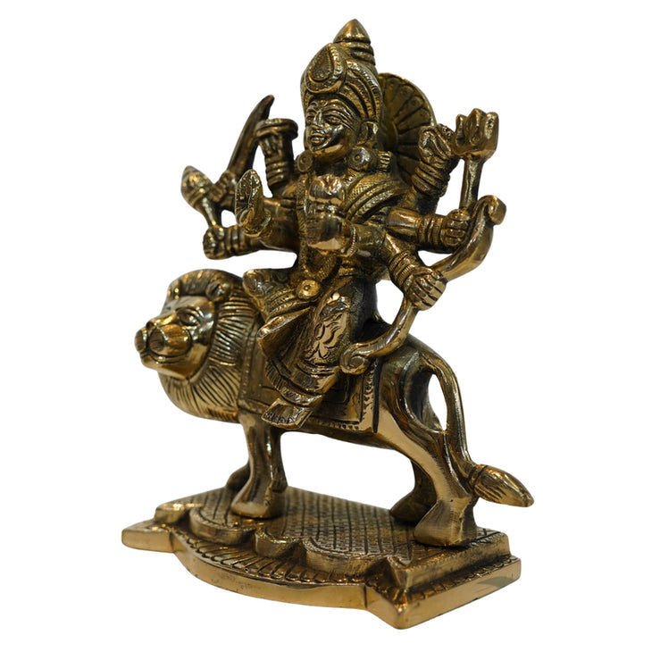 Brass Goddess Durga Decorative Murti Idol 1522g