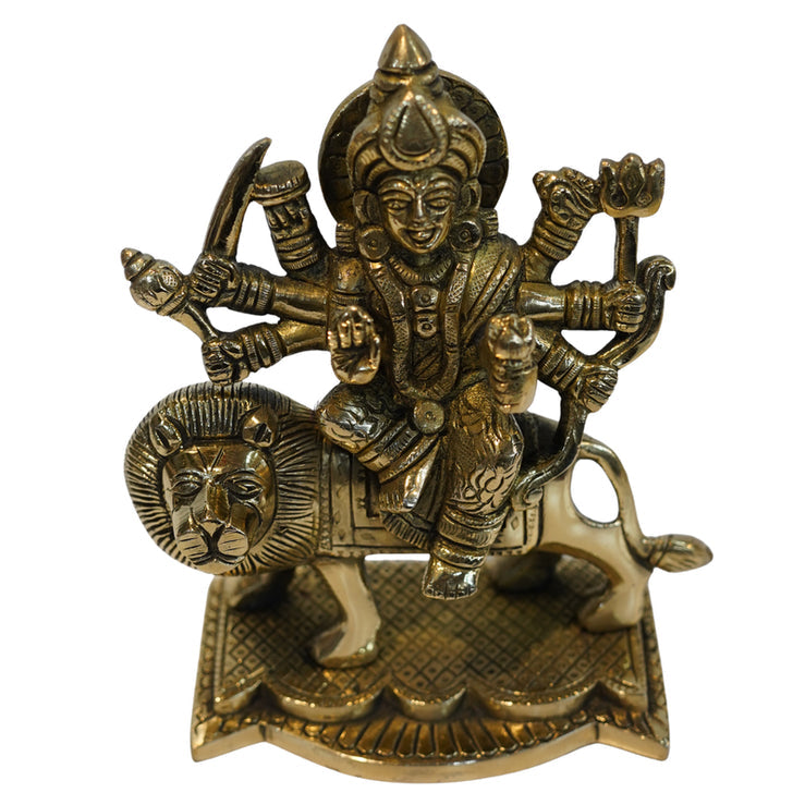Brass Goddess Durga Decorative Murti Idol 1522g