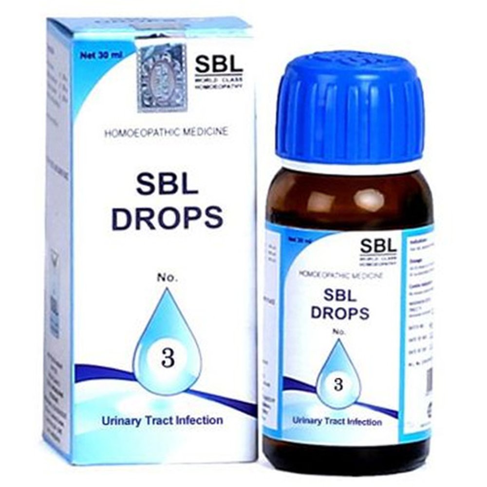 SBL Drops No. 3 (for UTI)