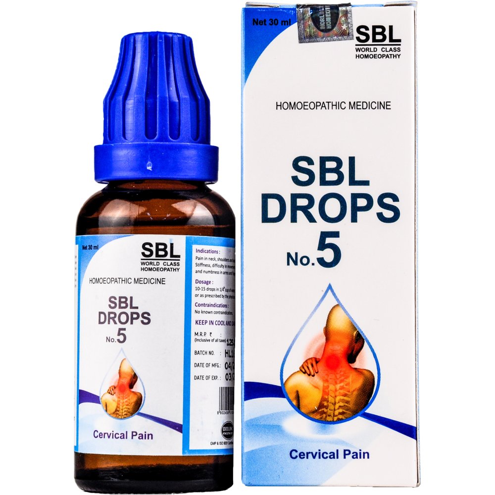 SBL Drops No. 5 (for Cervical Pain)