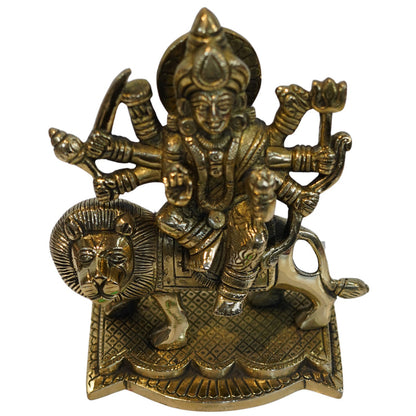 Brass Goddess Durga Decorative Murti Idol 1522g