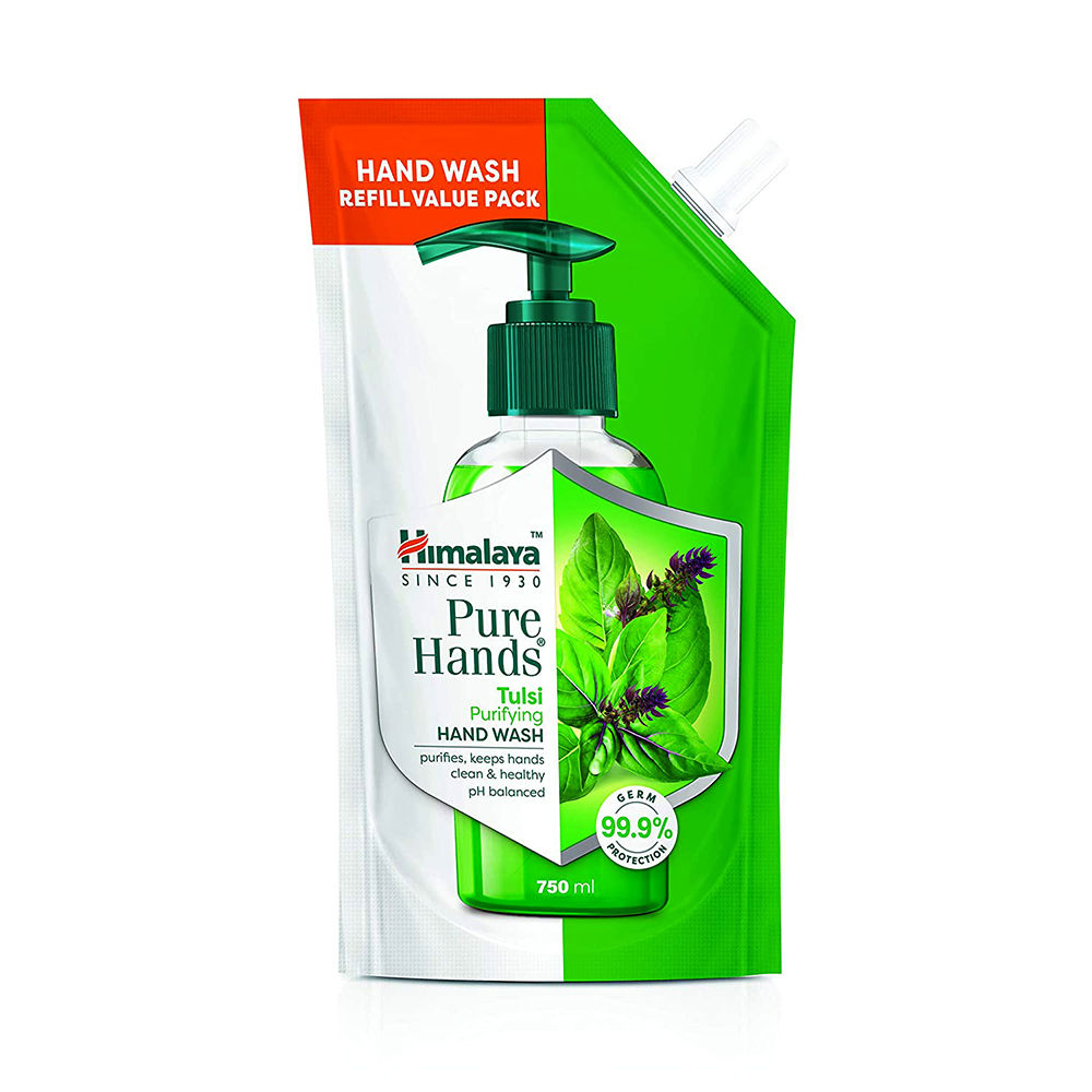 Himalaya Pure Hands Tulsi Purifing Hand Wash 750Ml - PUSHMYCART
