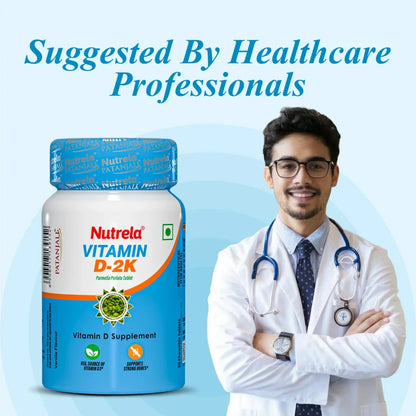 Patanjali Nutrela Vit D2k Natural Tab Vanilla
