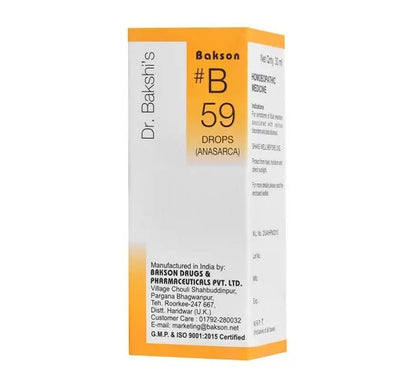Bakson's Homeopathy B59 Drops - PUSHMYCART