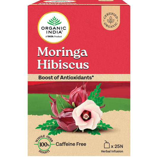 A TATA Product - Organic India Moringa Hibiscus