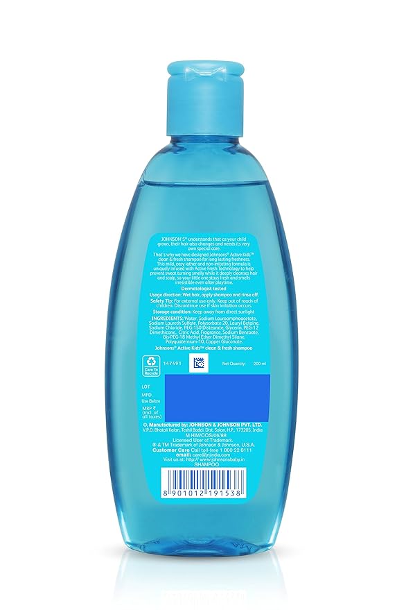 Johnson & Johnson Active Kids Shampoo