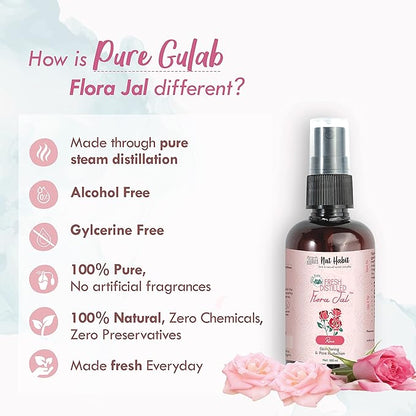 Nat Habit Pure Gulab Flora Jal 