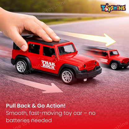 Toyshine Thaar Pullback Die Cast Car (Red)