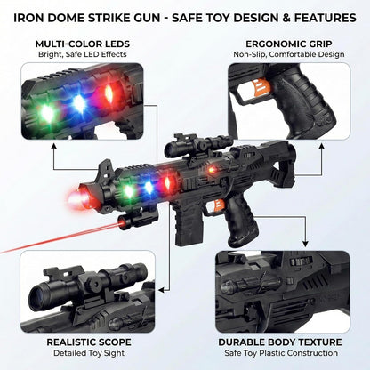 King Toyz Strike Toy Gun with Light & Sound Effects