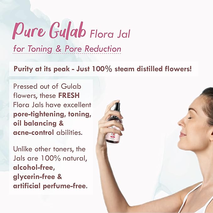 Nat Habit Pure Gulab Flora Jal 