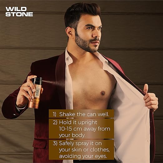 Wild Stone Classic Musk Logng Lasting Deodorant Body Spray for Men