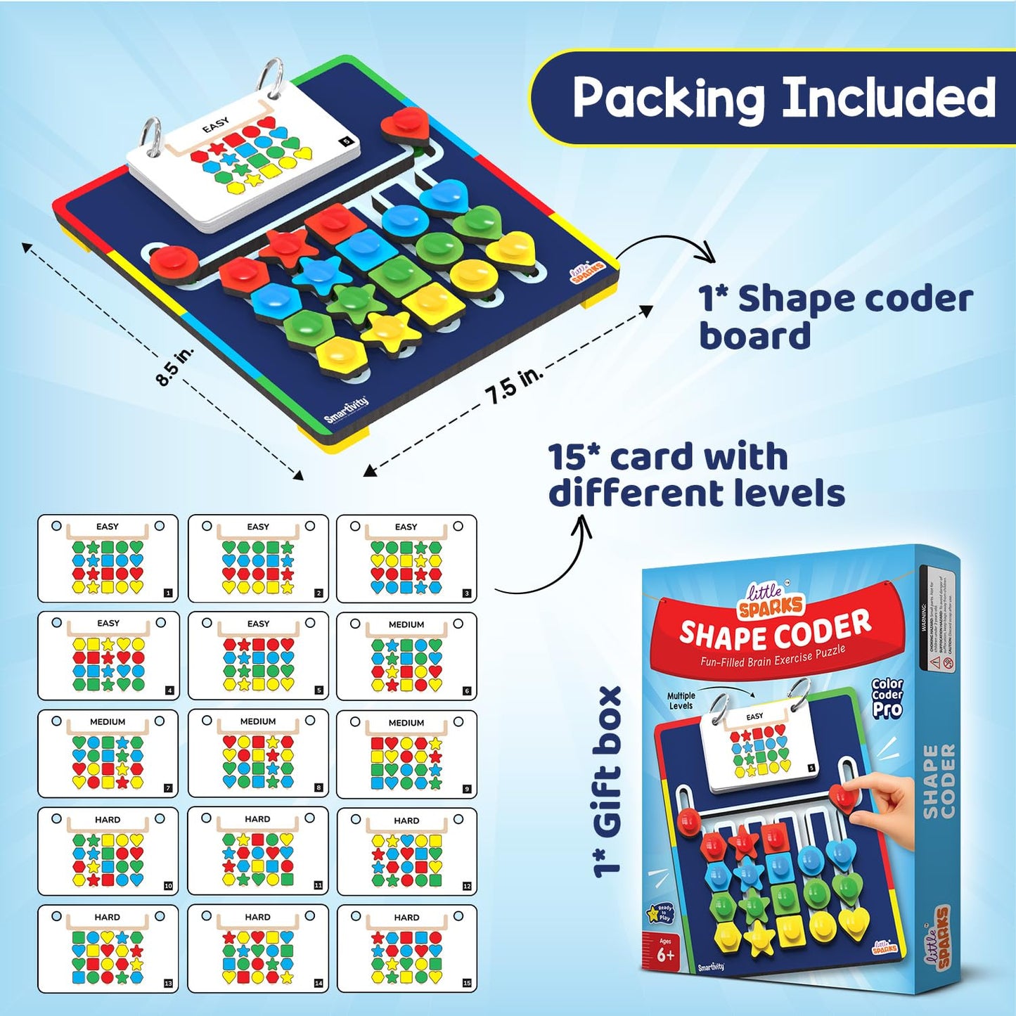 Smartivity Shape Coder Learning Puzzle