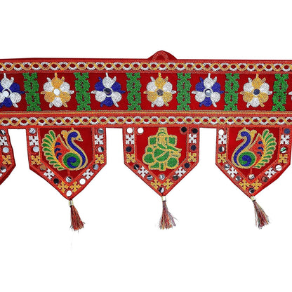 Ascension Design Subh Labh Traditional Art Handmade Door Bandarwal