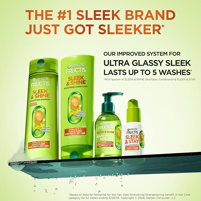 Garnier Fructis Sleek And Shine Anti-Frizz Serum - PUSHMYCART