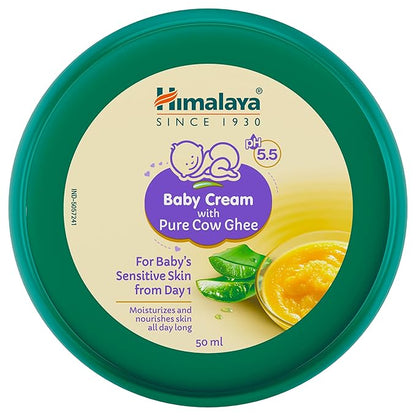 Himalaya Baby Cream with Pure Cow Ghee & pH5.5 - PUSHMYCART