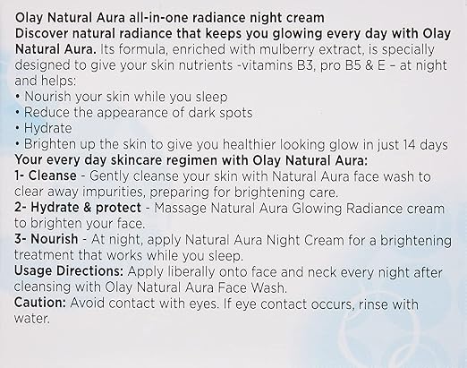 Olay Natural White Night All In One Fairness Cream