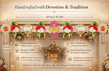 Divyakosh Artificial Flower Toran for Door Decoration
