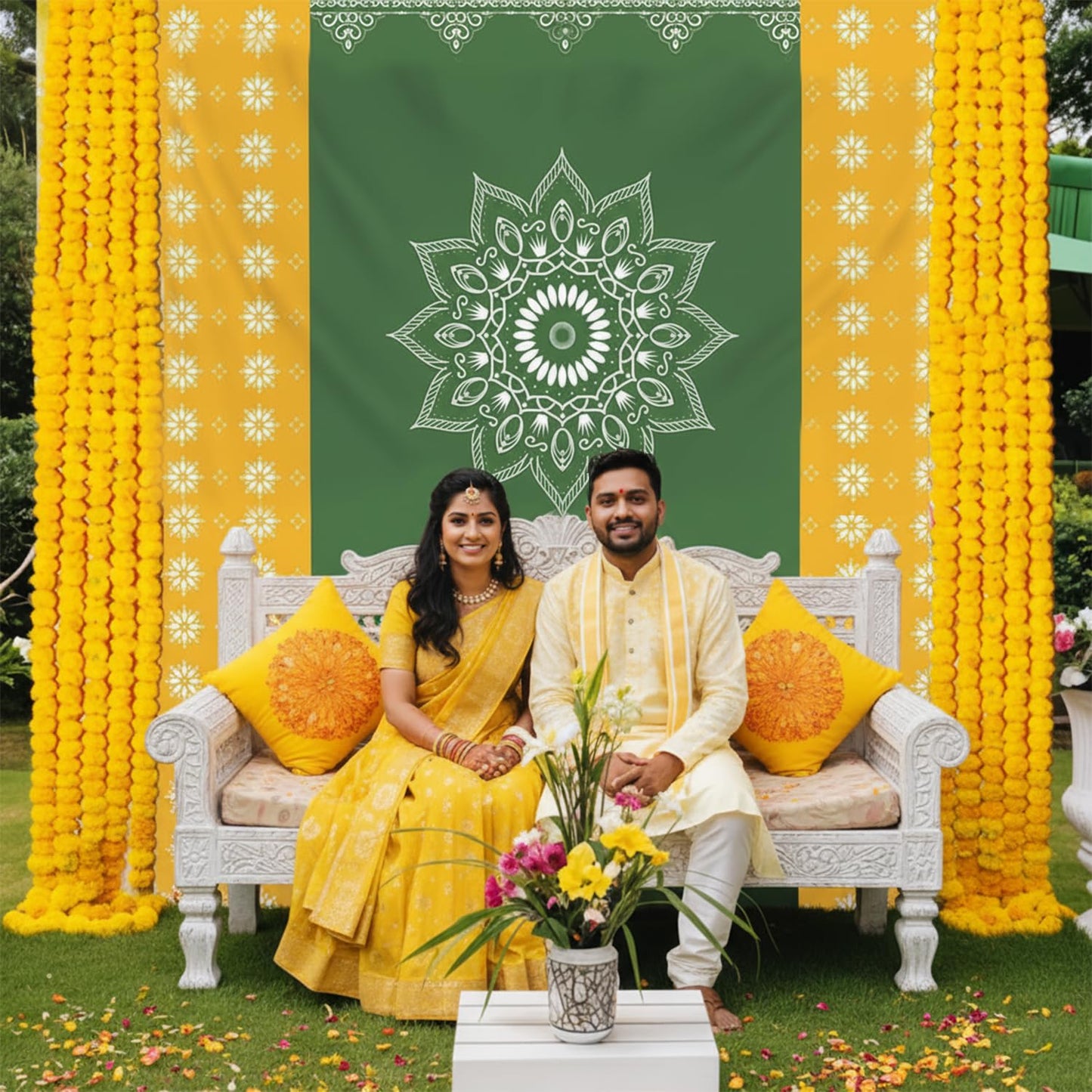 Party Propz Traditional Backdrop Decoration Cloth