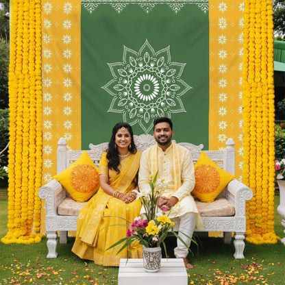 Party Propz Traditional Backdrop Decoration Cloth