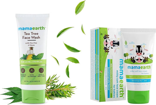 Mamaearth Tea Tree Natural Face Wash for Acne & Pimples Wash