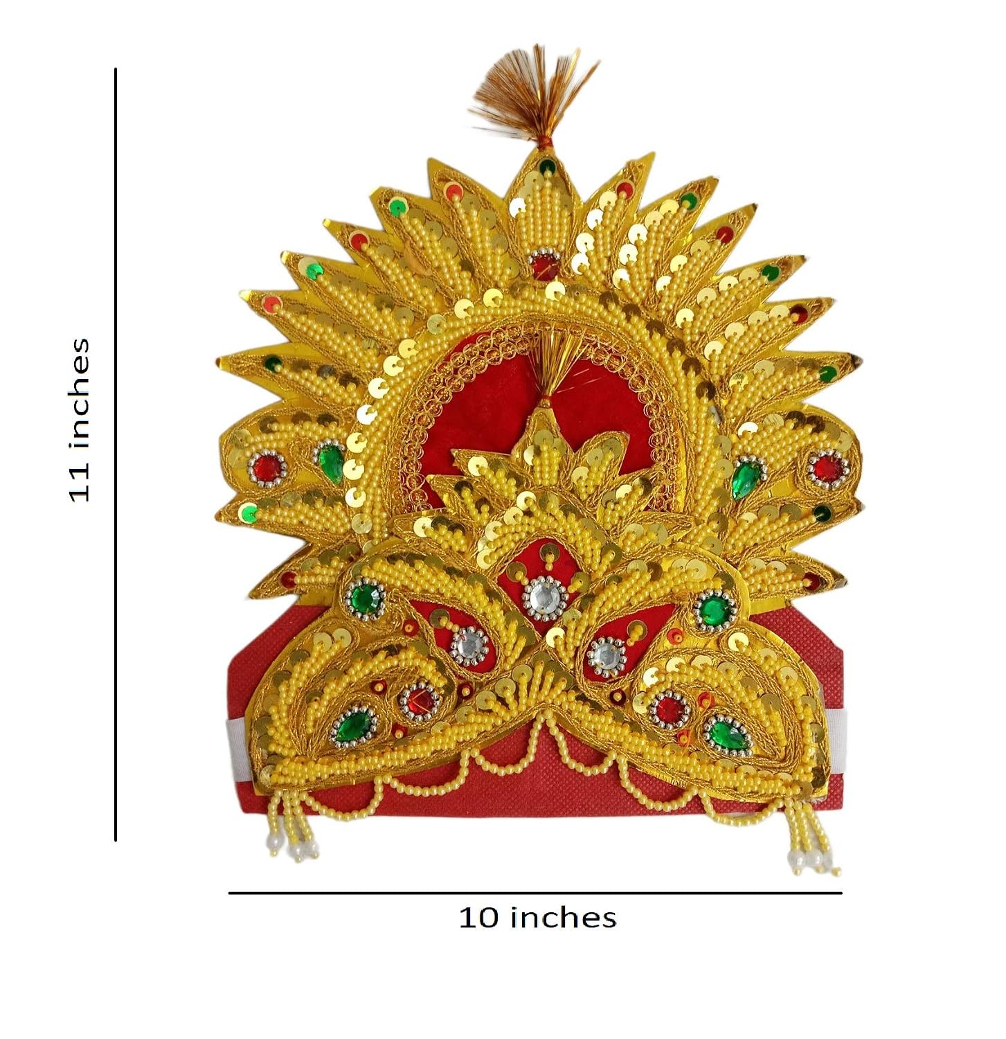 BookMyCostume Shri Ram Hindu God Crown
