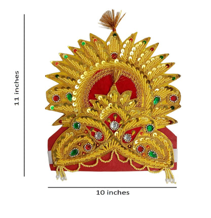 BookMyCostume Shri Ram Hindu God Crown
