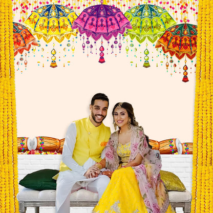 Party Propz Traditional Backdrop Cloth For Decoration
