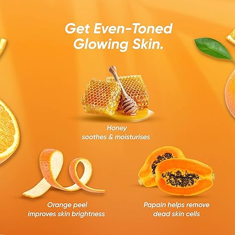 Himalaya Tan Removal Orange Face Wash - PUSHMYCART
