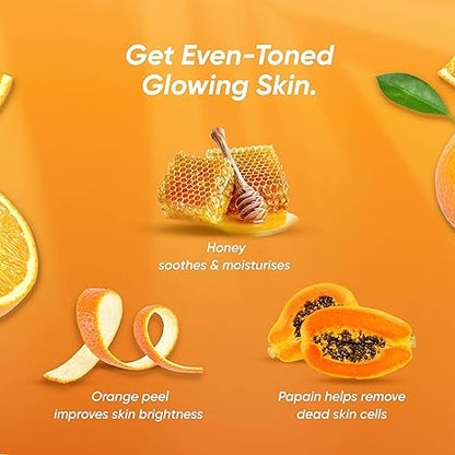 Himalaya Tan Removal Orange Face Wash - PUSHMYCART