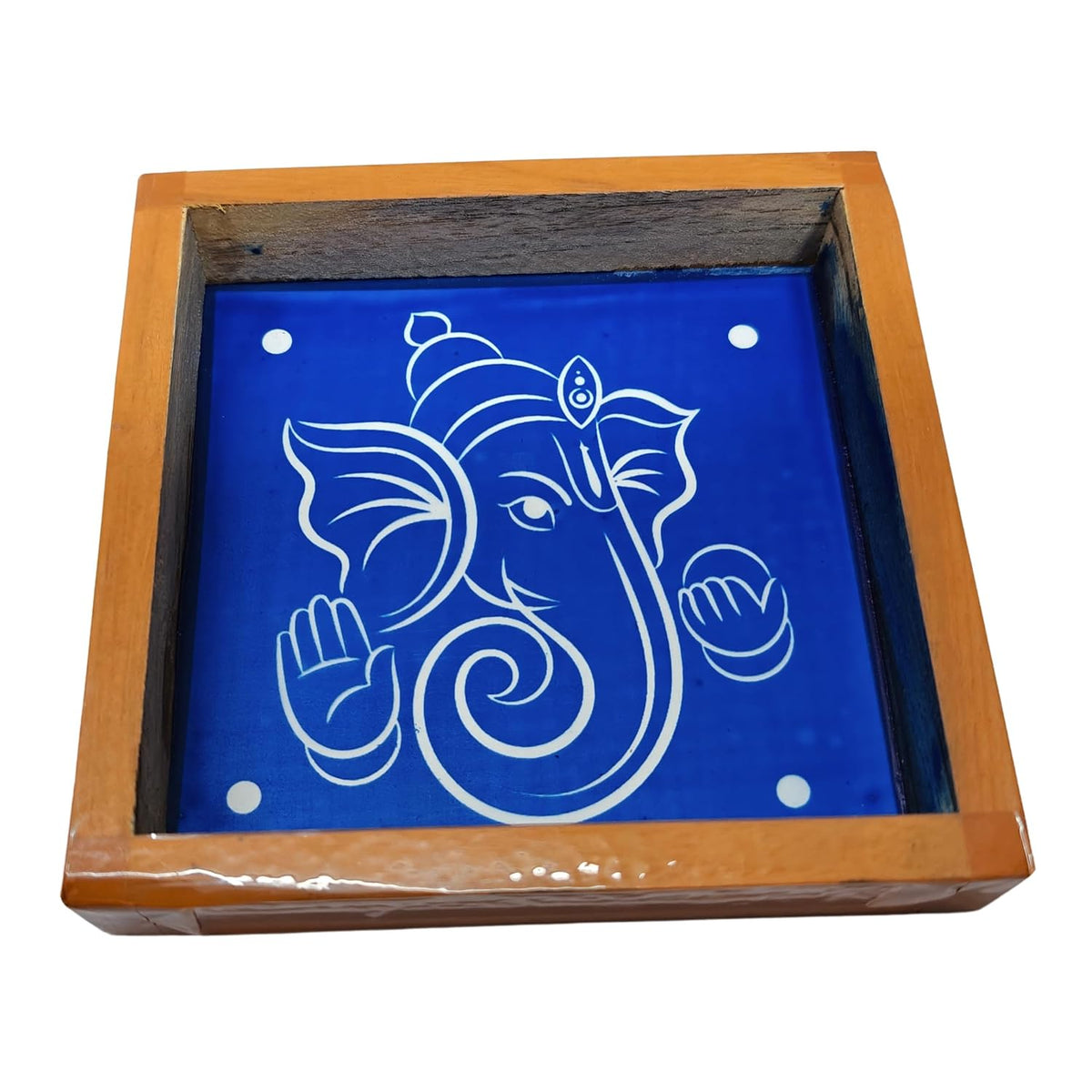Anciently Ganesha Rangoli Stencil Wooden
