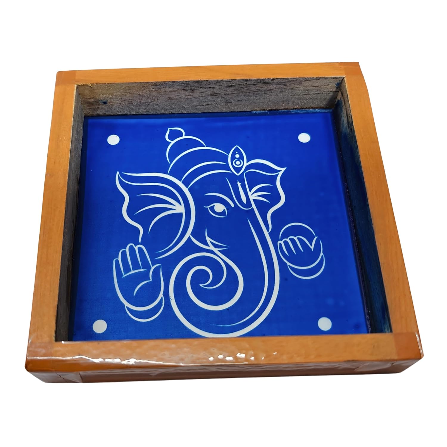 Anciently Ganesha Rangoli Stencil Wooden