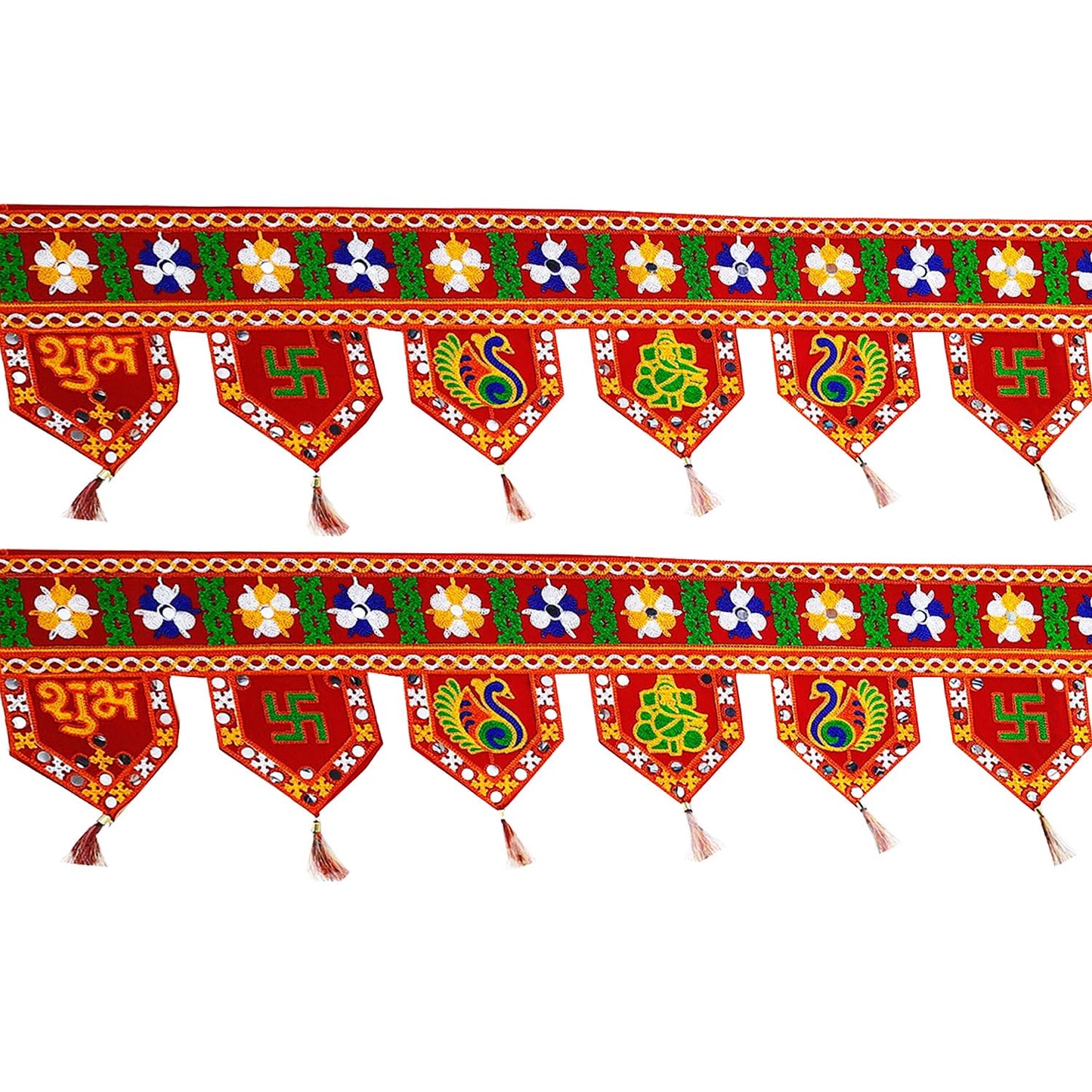 Ascension Design Subh Labh Traditional Art Handmade Door Bandarwal