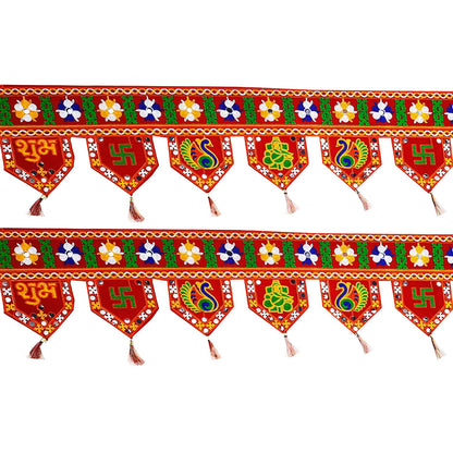Ascension Design Subh Labh Traditional Art Handmade Door Bandarwal