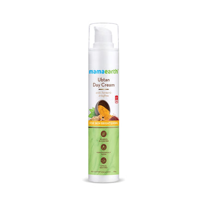 Mamaearth Ubtan Day Cream For Skin Brightening 50g - PUSHMYCART