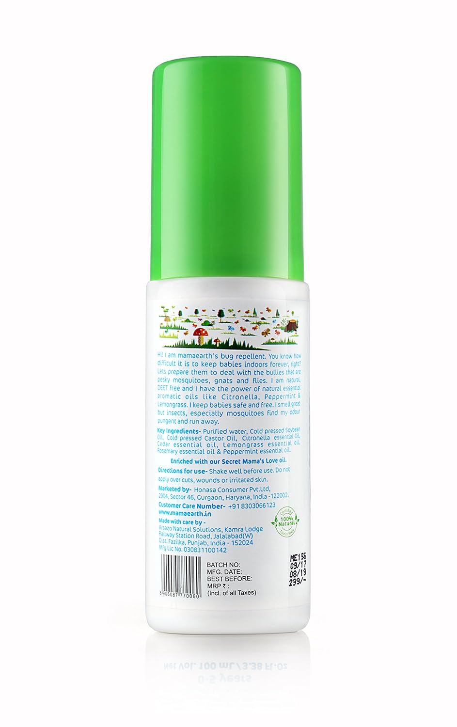 Mamaearth Milky Soft Shampoo & Mamaearth Natural Insect Repellent for Babies - PUSHMYCART