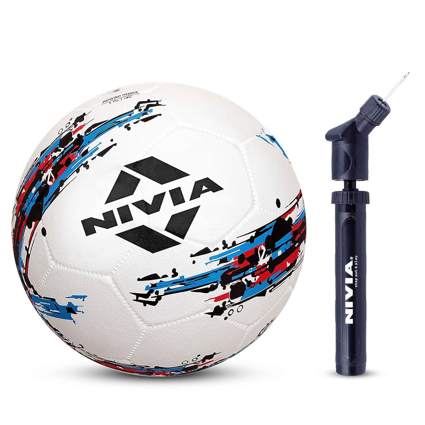 Nivia Storm White Rubber Football (White)Football