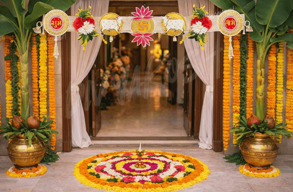 Divyakosh Artificial Flower Toran for Door Decoration