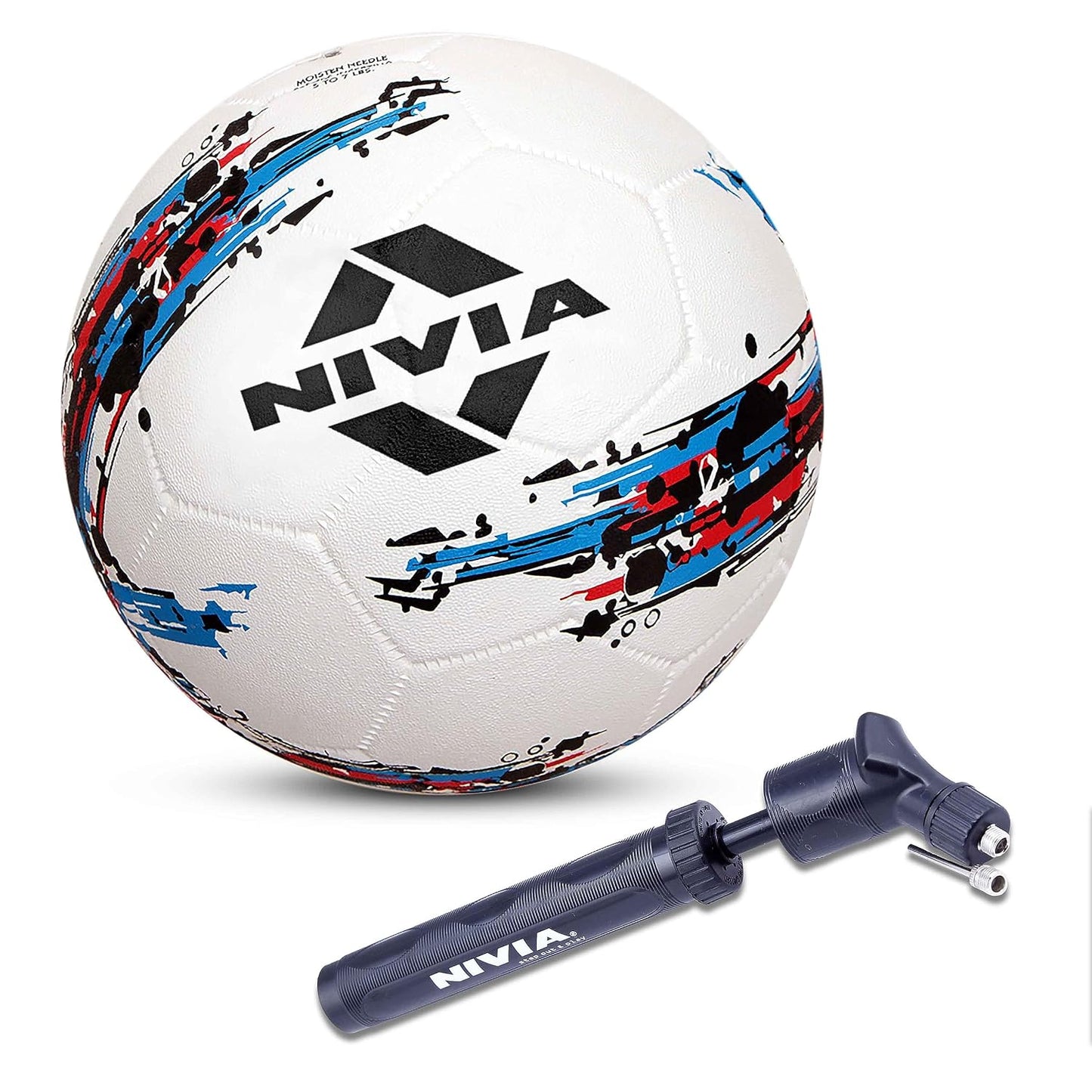 Nivia Storm White Rubber Football (White)Football