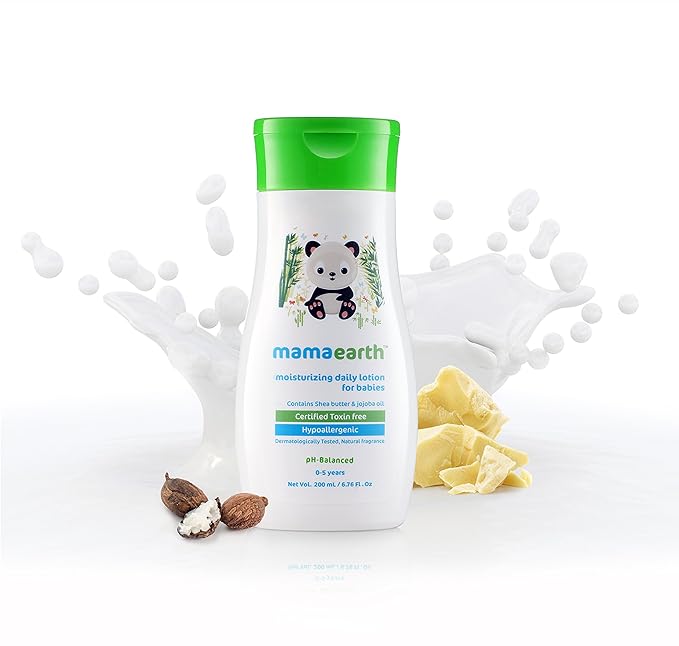 Mamaearth Daily Moisturizing Lotion & Milky Soft Natural Baby Face Cream - PUSHMYCART