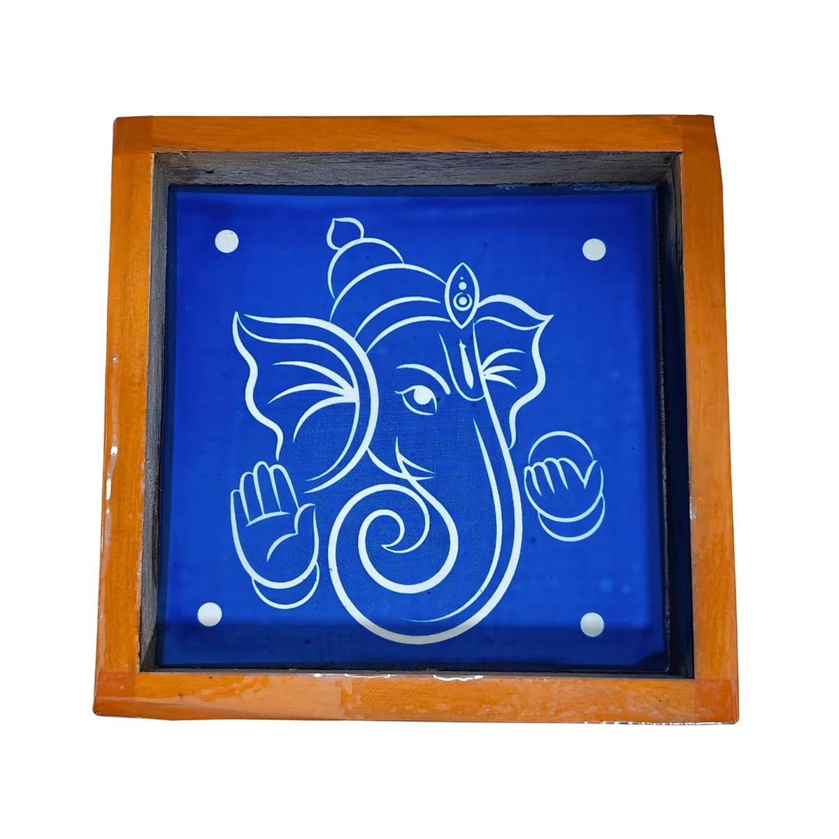 Anciently Ganesha Rangoli Stencil Wooden