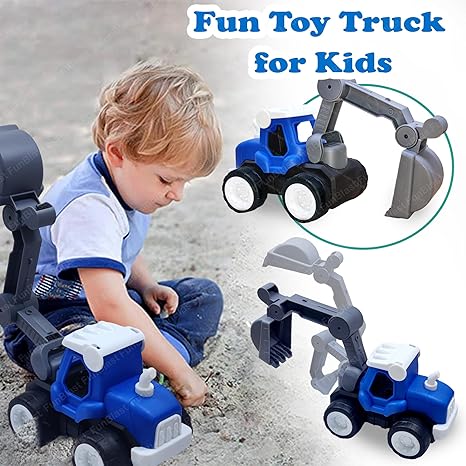 Excavator Push & Go Construction Toy