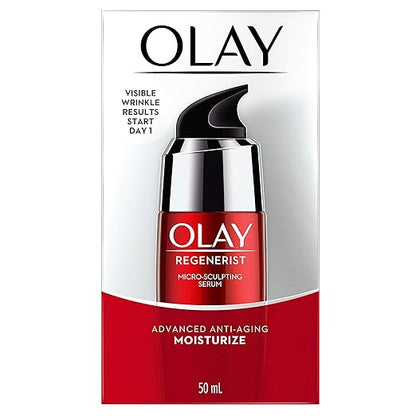 Olay Regenerist Micro-Sculpting Serum with Hyaluronic Acid Face Moisturizer