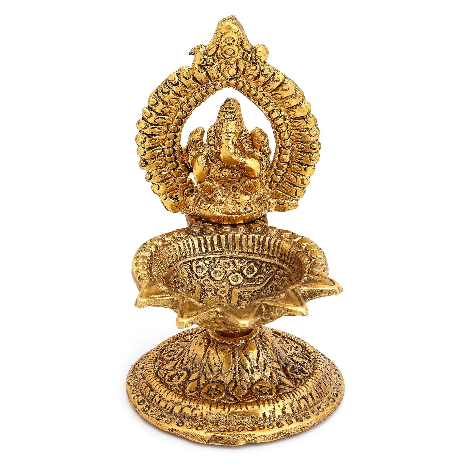 Collectible India Ganesha Diya Oil Lamp